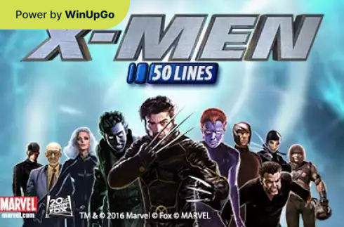 Spielautomat X man 50 lines