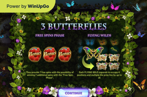 老虎機 3 Butterflies