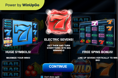 老虎機 Electric Sevens