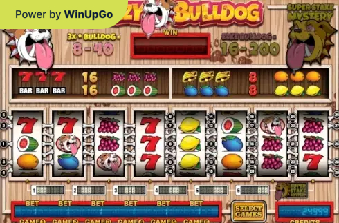 Máquina de slots Crazy Bulldog