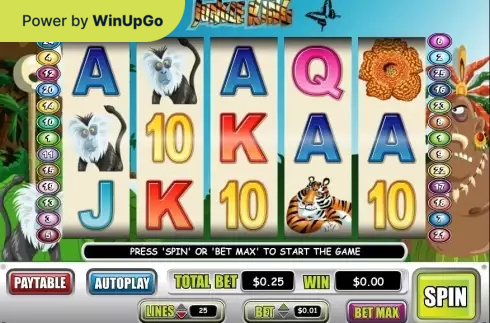 O‘yin avtomati Jungle King Wager Gaming