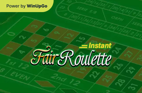 Სათამაშო ავტომატი Instant Fair Roulette