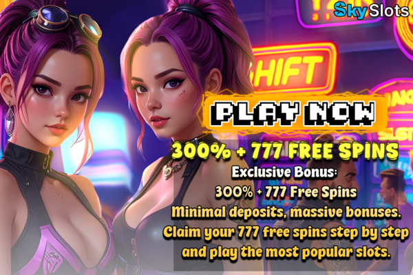 777 FREE SPINS + 300%